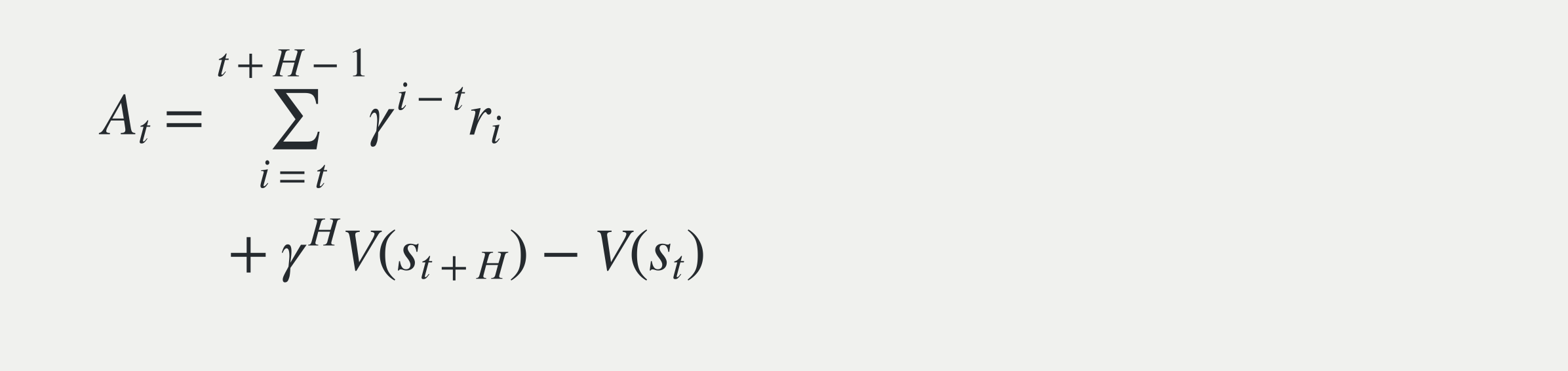 Action-segment advantage estimate